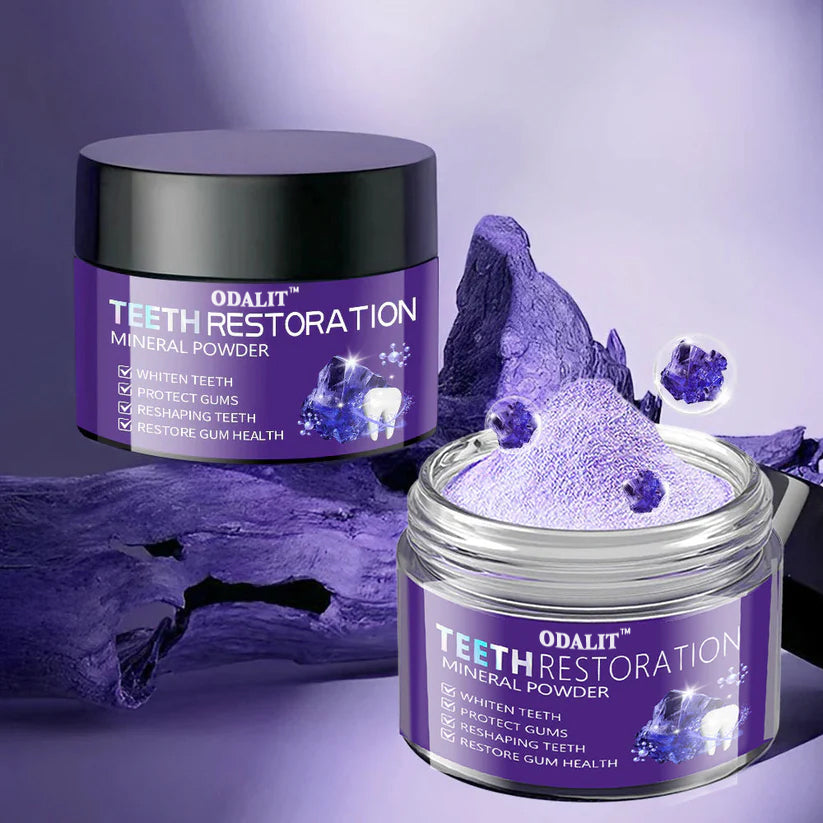 ODALIT™ TeethRestoration Mineral Powder🦷Obtain American Dental Association (ADA) Certification (Treats periodontitis and mouth ulcers, prevents tooth loss, and repairs gum recession)