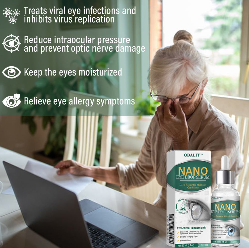 š©āāļøODALIT⢠Nano Eye Drops Serum ā
FDA Approved(Suitable for presbyopia, dry eye syndrome, glaucoma, and cataracts) āļøāļø