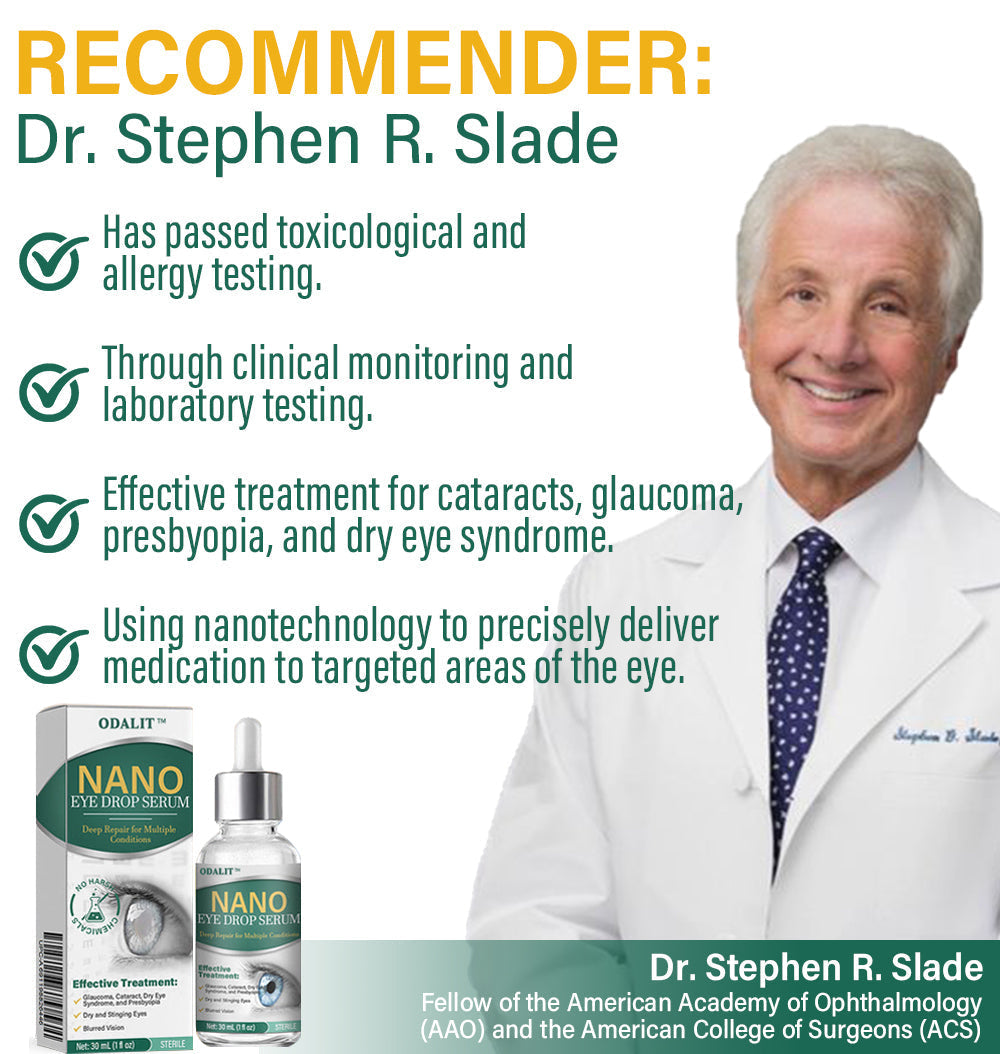 š©āāļøODALIT⢠Nano Eye Drops Serum ā
FDA Approved(Suitable for presbyopia, dry eye syndrome, glaucoma, and cataracts) āļøāļø
