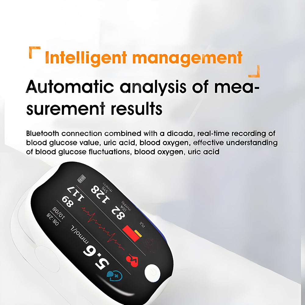 【OFFICIAL STORE】Seurico™ High-Precision Multi-Purpose Non-Invasive Medical Device(For Blood Glucose, Blood Oxygen, and Blood Pressure Monitoring)