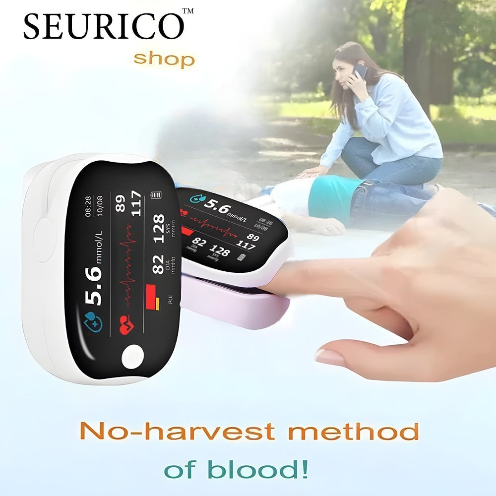【OFFICIAL STORE】Seurico™ High-Precision Multi-Purpose Non-Invasive Medical Device(For Blood Glucose, Blood Oxygen, and Blood Pressure Monitoring)