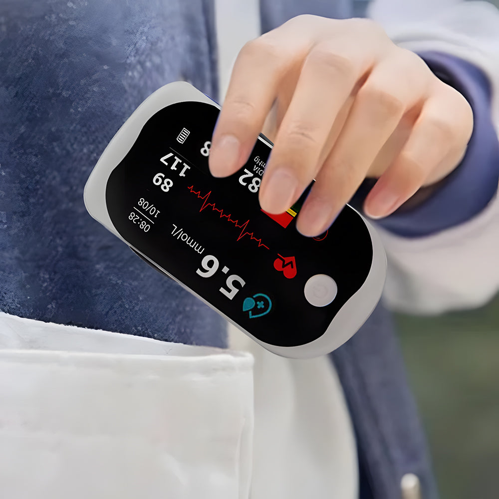 【OFFICIAL STORE】Seurico™ High-Precision Multi-Purpose Non-Invasive Medical Device(For Blood Glucose, Blood Oxygen, and Blood Pressure Monitoring)