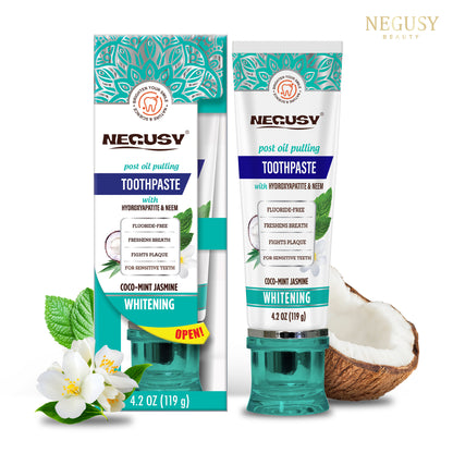 🔥FLUORIDE FREE, HYDROXYAPATITE, WHITENING TOOTHPASTE
