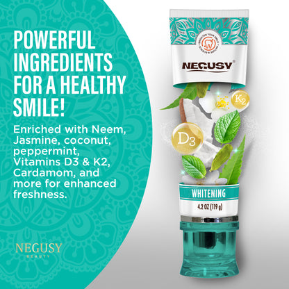 🔥FLUORIDE FREE, HYDROXYAPATITE, WHITENING TOOTHPASTE