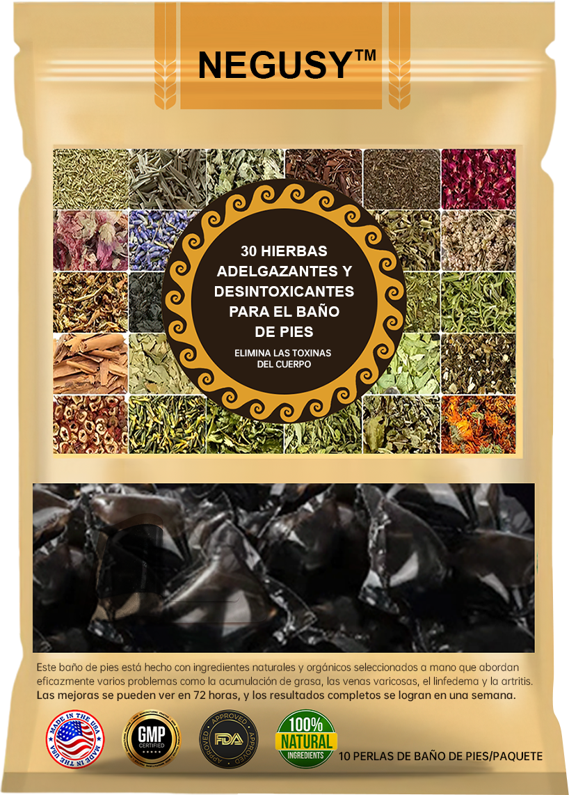 NEGUSY™ Perlas de Baño Desintoxicante y Adelgazante de 30 Hierbas - 🦵👩‍⚕️ (Certificación LANA, Asociación Linfática de América)